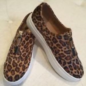 New madden girl Kudos Zip Fashion Sneakers Leopard
